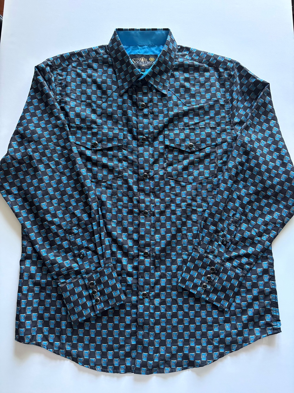 Señor De Los Cielos Western Button‎ Down Men’s Shirt